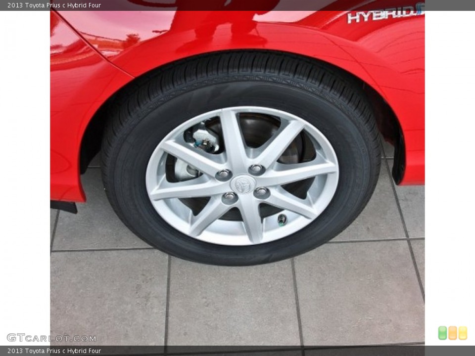 2013 Toyota Prius c Hybrid Four Wheel and Tire Photo #82528058