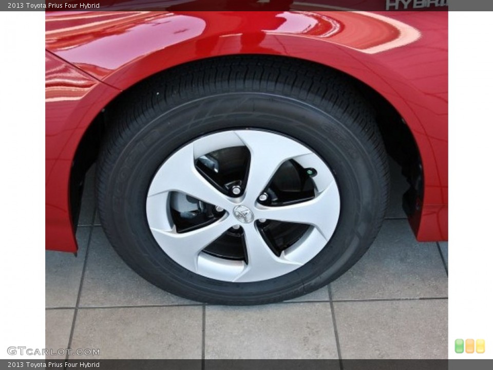 2013 Toyota Prius Four Hybrid Wheel and Tire Photo #82529237