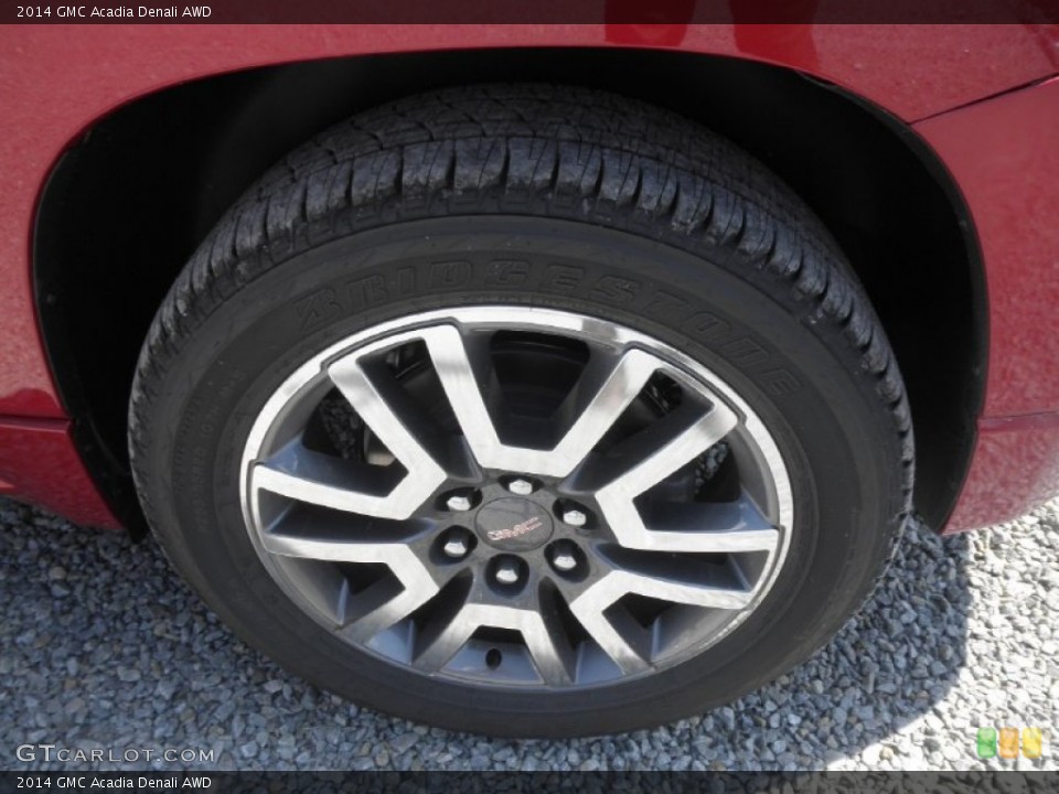 2014 GMC Acadia Denali AWD Wheel and Tire Photo #82529401