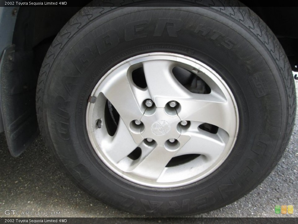 2002 Toyota Sequoia Limited 4WD Wheel and Tire Photo #82531806