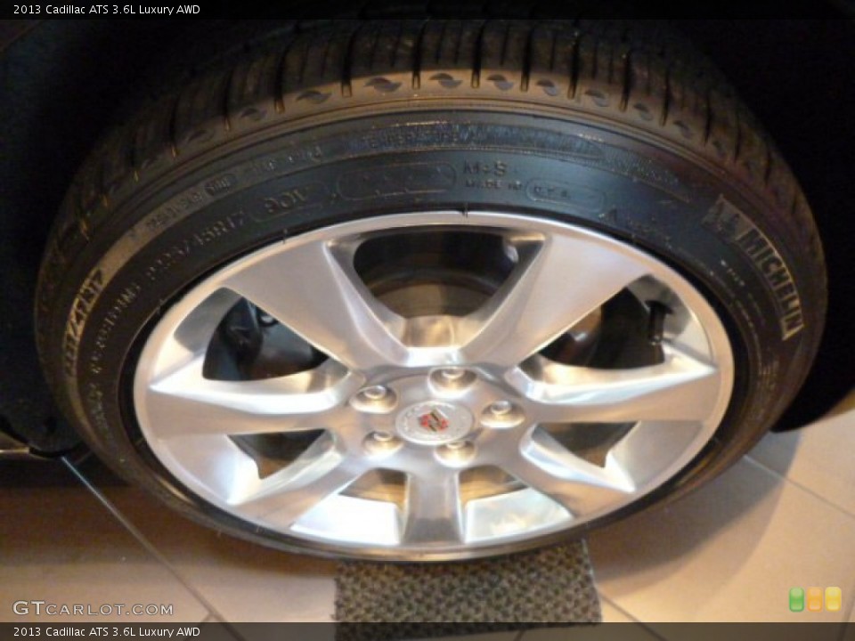 2013 Cadillac ATS 3.6L Luxury AWD Wheel and Tire Photo #82537541