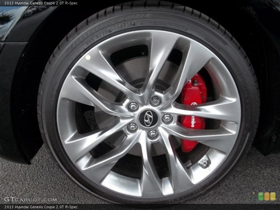 2013 Hyundai Genesis Coupe 2.0T R-Spec Wheel and Tire Photo #82539298