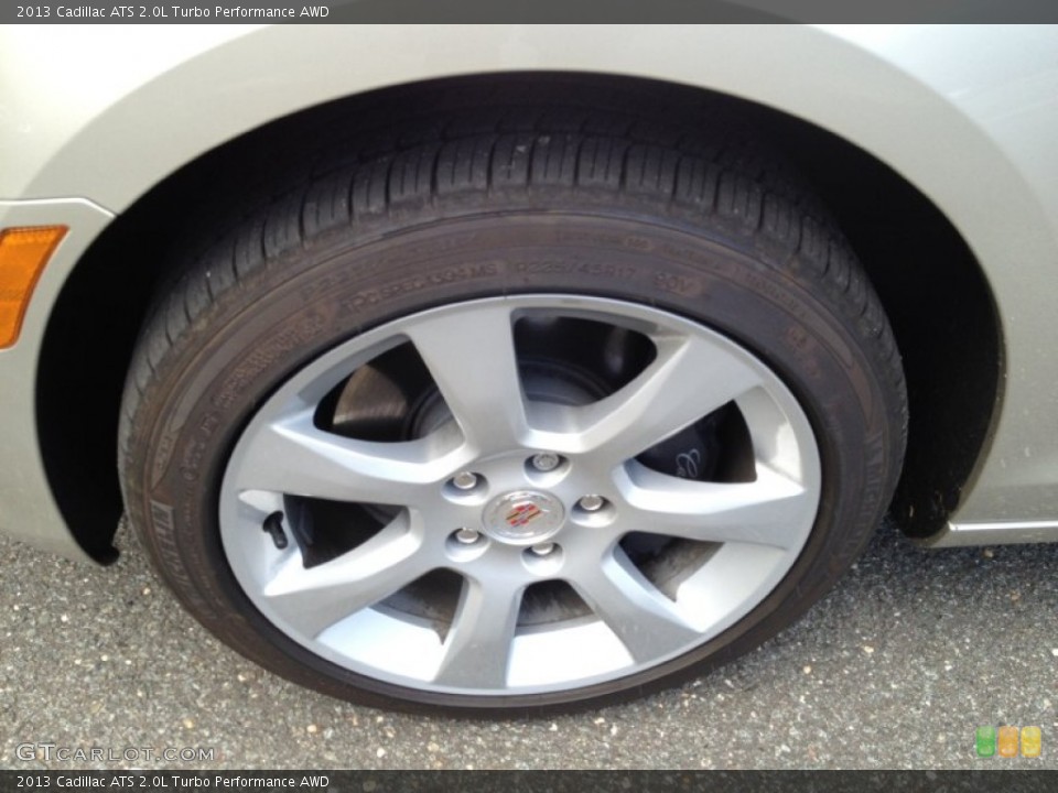 2013 Cadillac ATS 2.0L Turbo Performance AWD Wheel and Tire Photo #82539593