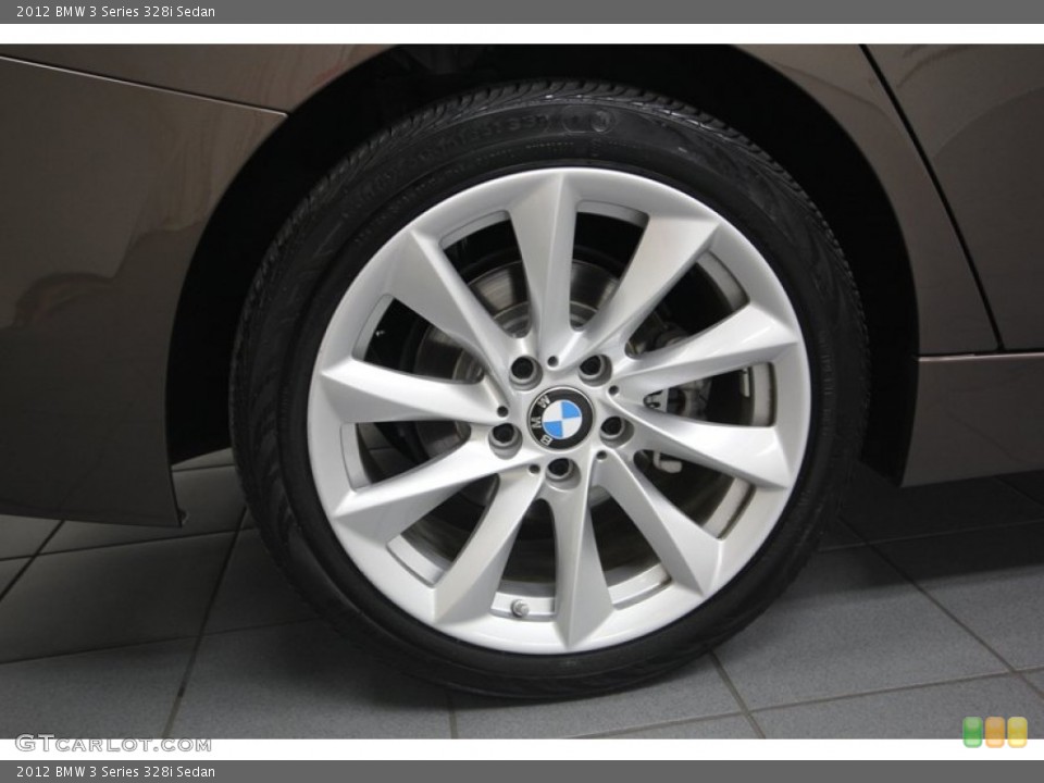 2012 BMW 3 Series 328i Sedan Wheel and Tire Photo #82540891