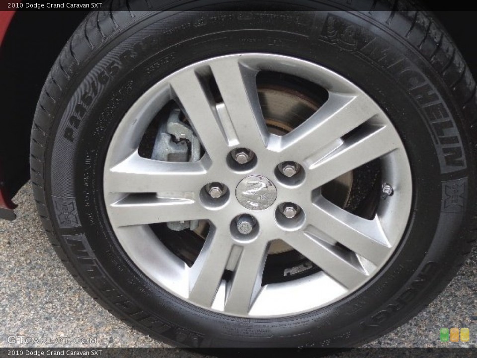 2010 Dodge Grand Caravan SXT Wheel and Tire Photo #82542416