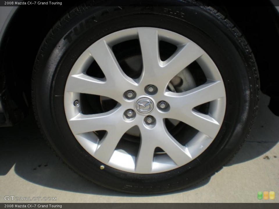 2008 Mazda CX-7 Grand Touring Wheel and Tire Photo #82542448