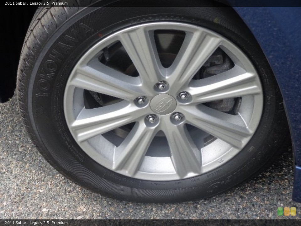 2011 Subaru Legacy 2.5i Premium Wheel and Tire Photo #82546249