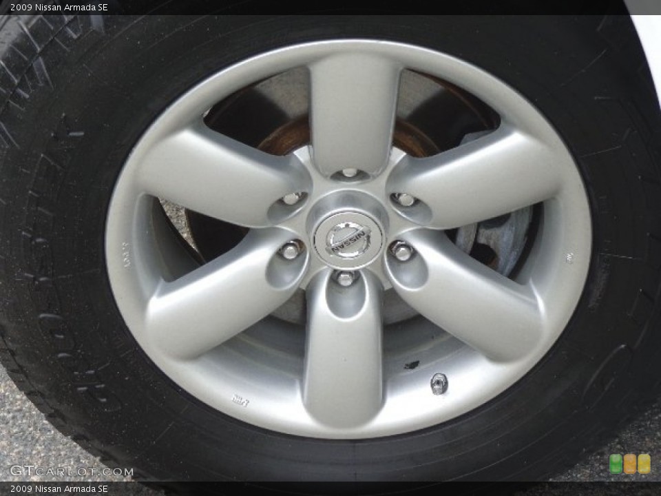 2009 Nissan Armada SE Wheel and Tire Photo #82546913