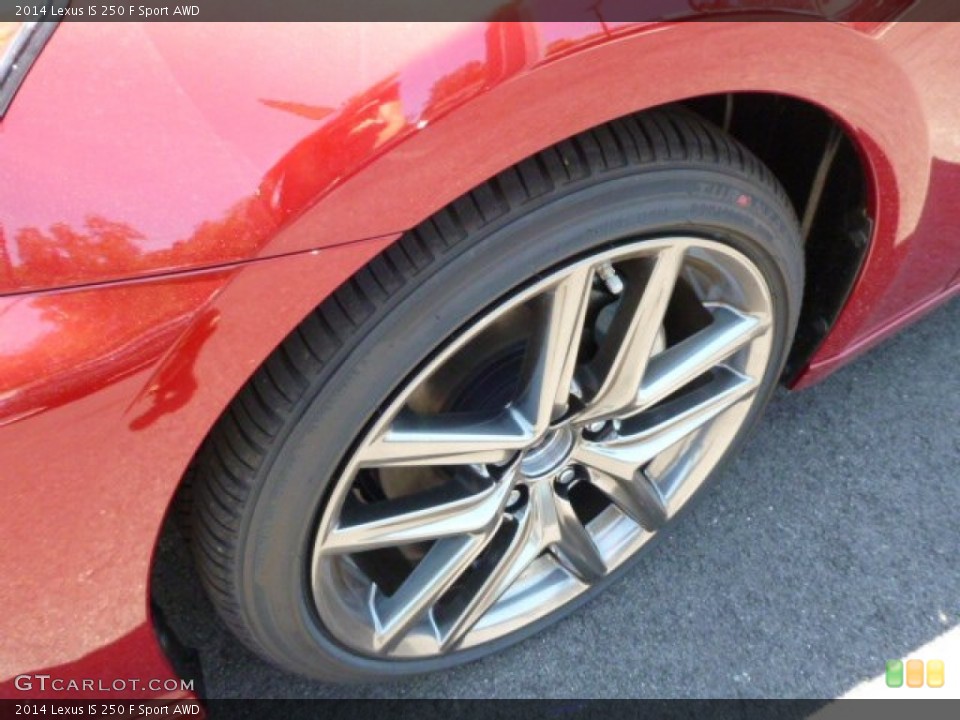 2014 Lexus IS 250 F Sport AWD Wheel and Tire Photo #82547573