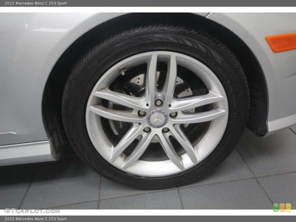2012 Mercedes-Benz C 250 Sport Wheel and Tire Photo #82547882