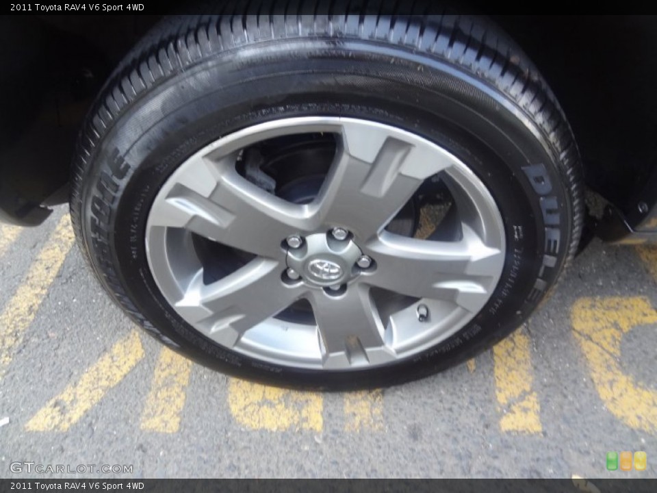 2011 Toyota RAV4 V6 Sport 4WD Wheel and Tire Photo #82547963