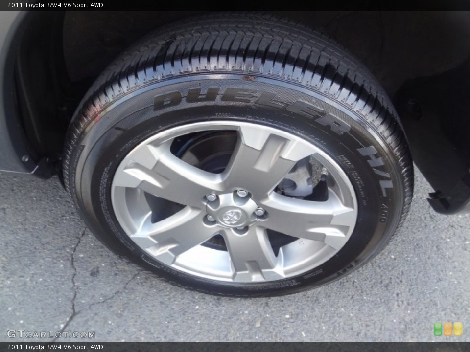 2011 Toyota RAV4 V6 Sport 4WD Wheel and Tire Photo #82548002