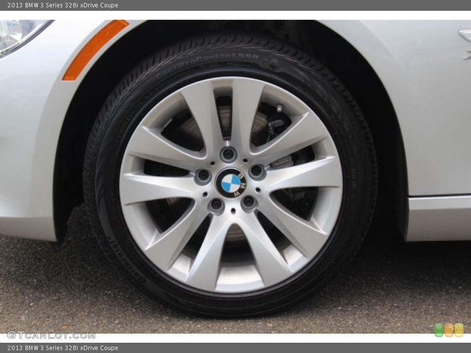 2013 BMW 3 Series 328i xDrive Coupe Wheel and Tire Photo #82560577