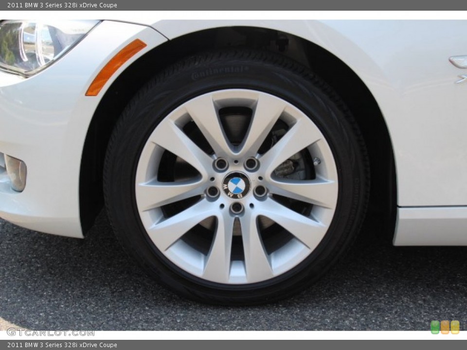 2011 BMW 3 Series 328i xDrive Coupe Wheel and Tire Photo #82563826