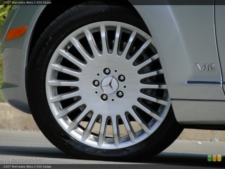 2007 Mercedes-Benz S 600 Sedan Wheel and Tire Photo #82565779