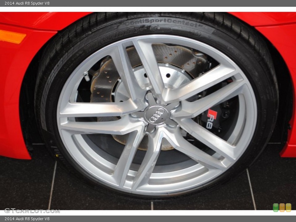 2014 Audi R8 Spyder V8 Wheel and Tire Photo #82568303