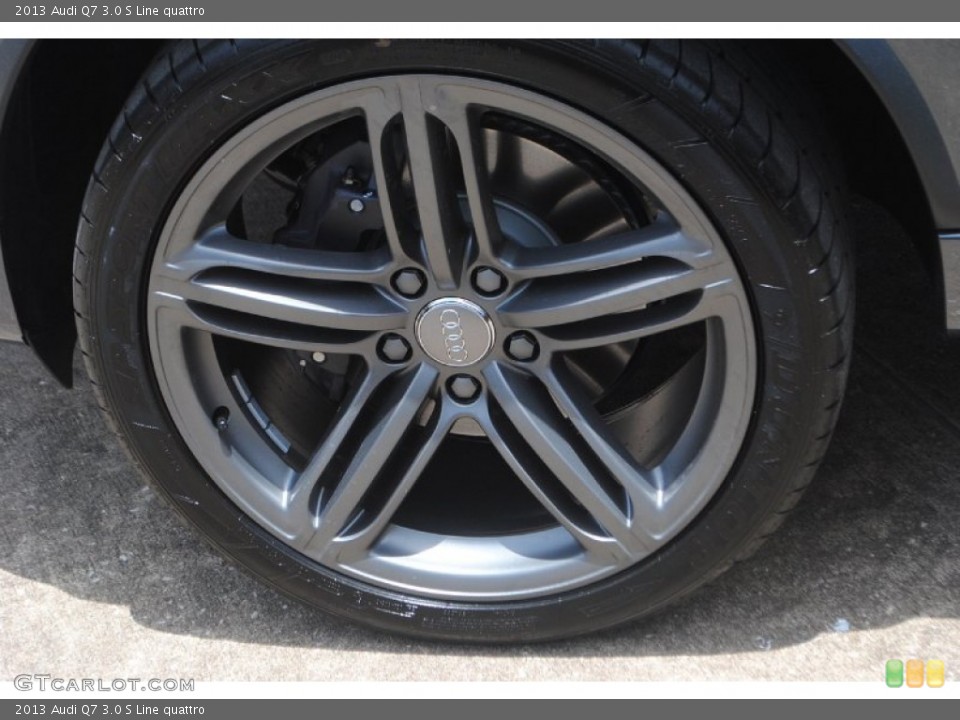 2013 Audi Q7 3.0 S Line quattro Wheel and Tire Photo #82576403