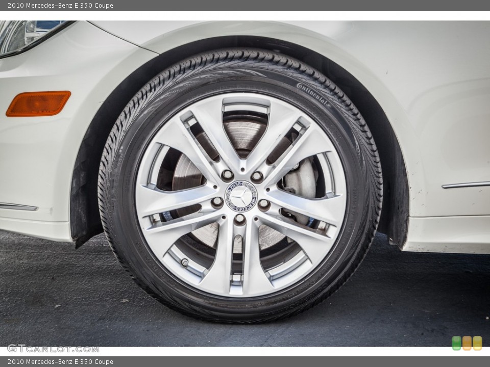 2010 Mercedes-Benz E 350 Coupe Wheel and Tire Photo #82578361