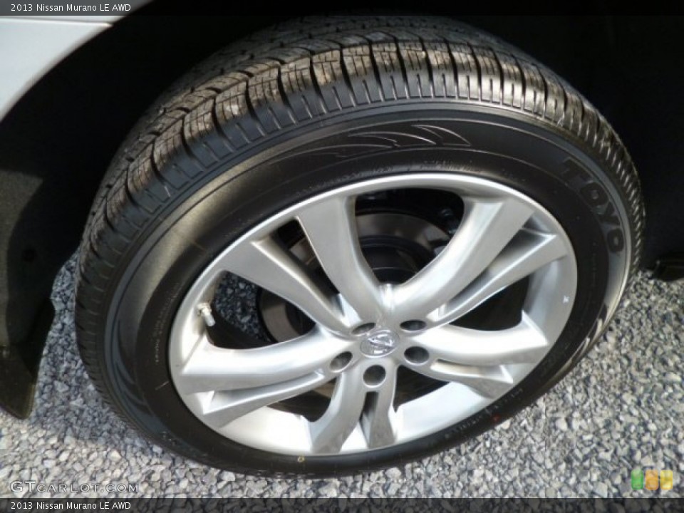 2013 Nissan Murano LE AWD Wheel and Tire Photo #82584449