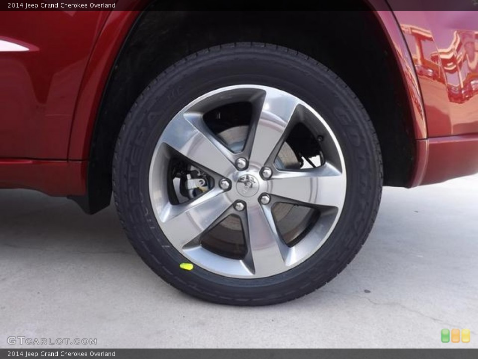 2014 Jeep Grand Cherokee Overland Wheel and Tire Photo #82584592