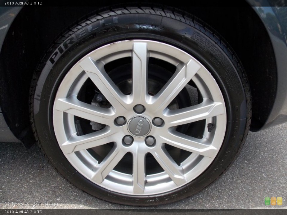 2010 Audi A3 2.0 TDI Wheel and Tire Photo #82586709