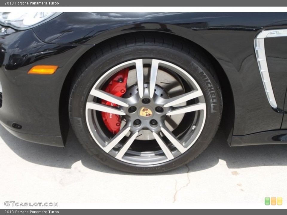 2013 Porsche Panamera Turbo Wheel and Tire Photo #82591709