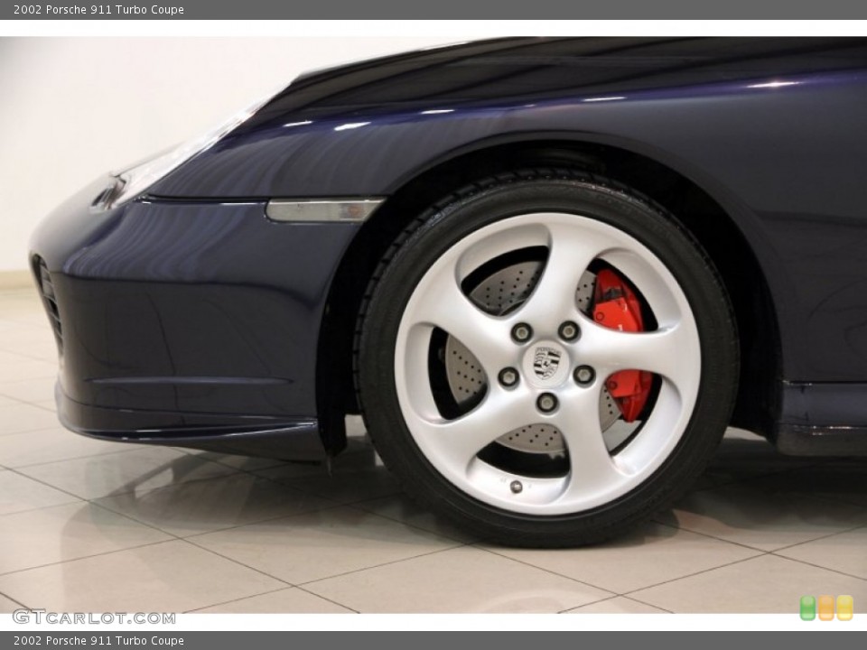 2002 Porsche 911 Turbo Coupe Wheel and Tire Photo #82599124