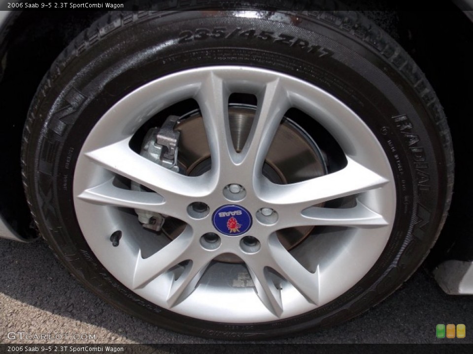 2006 Saab 9-5 2.3T SportCombi Wagon Wheel and Tire Photo #82624820