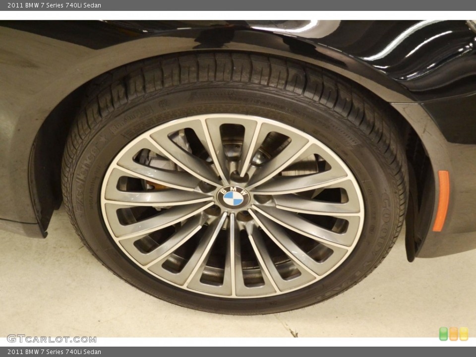 2011 BMW 7 Series 740Li Sedan Wheel and Tire Photo #82626731