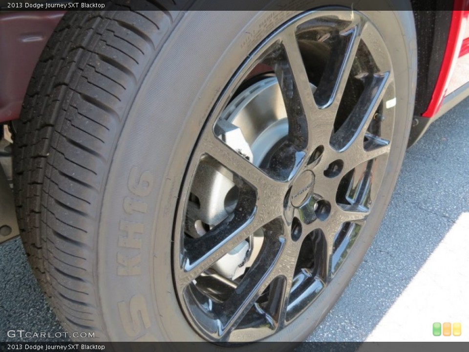 2013 Dodge Journey SXT Blacktop Wheel and Tire Photo #82633361
