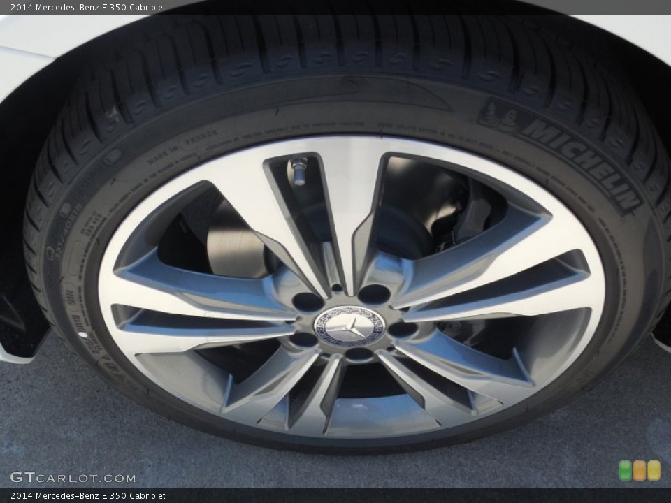 2014 Mercedes-Benz E 350 Cabriolet Wheel and Tire Photo #82635953