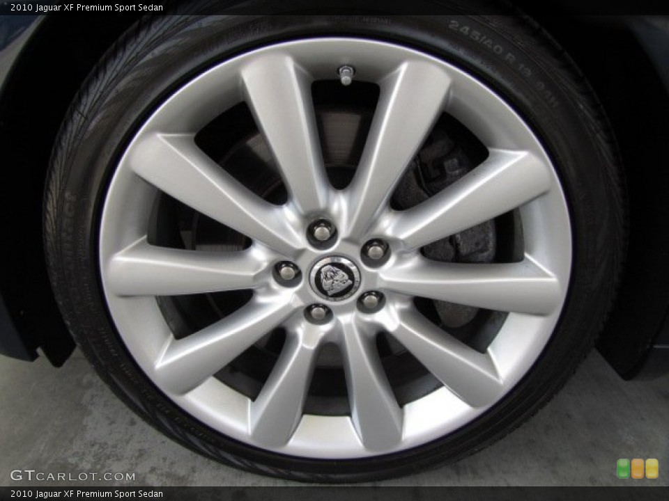 2010 Jaguar XF Premium Sport Sedan Wheel and Tire Photo #82651798