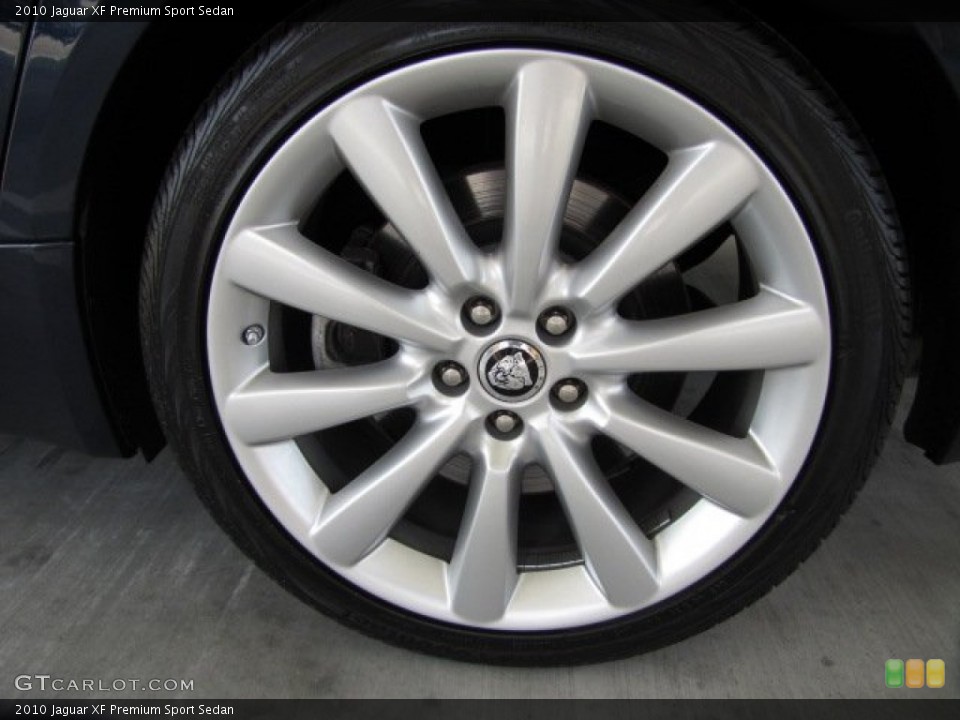 2010 Jaguar XF Premium Sport Sedan Wheel and Tire Photo #82651822