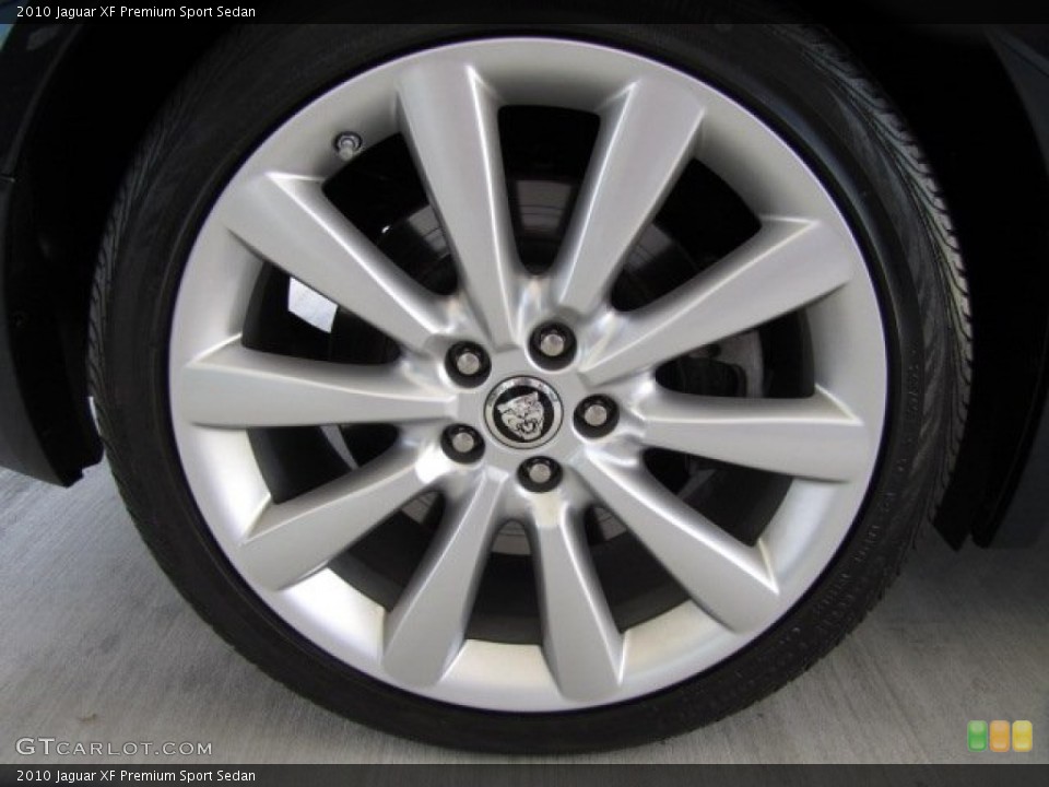 2010 Jaguar XF Premium Sport Sedan Wheel and Tire Photo #82651841