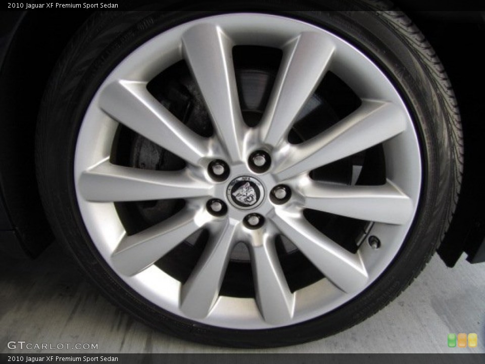 2010 Jaguar XF Premium Sport Sedan Wheel and Tire Photo #82651865