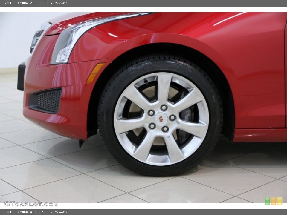 2013 Cadillac ATS 3.6L Luxury AWD Wheel and Tire Photo #82652756