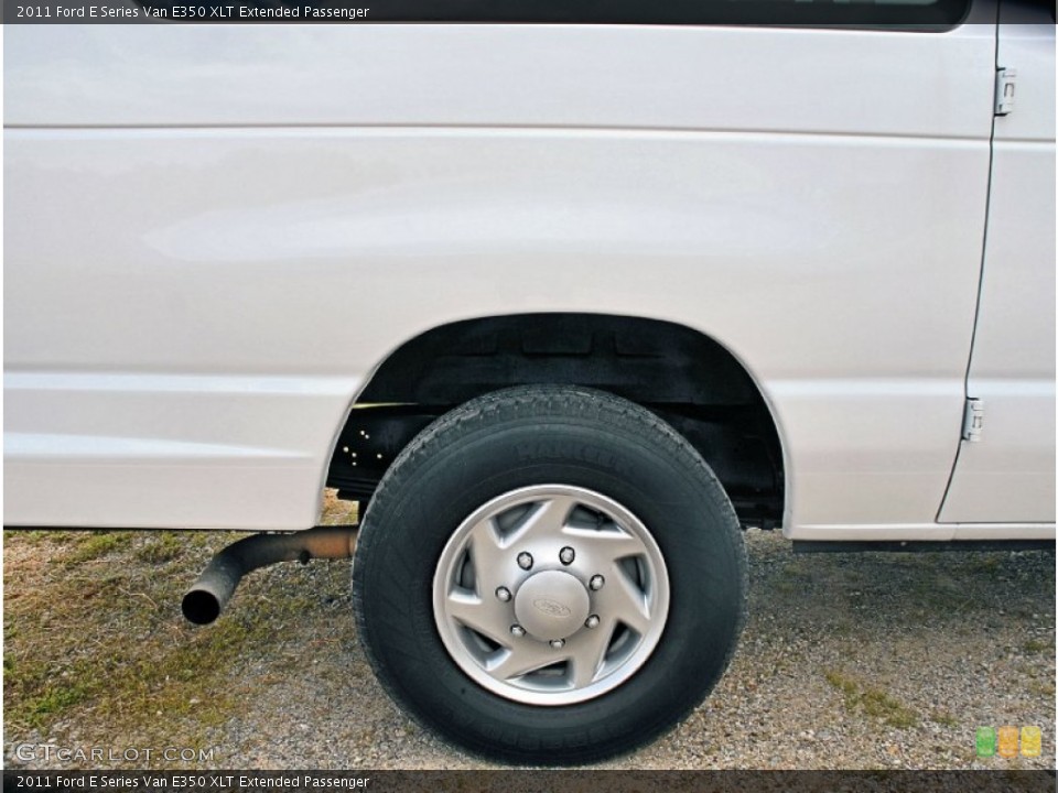 2011 Ford E Series Van E350 XLT Extended Passenger Wheel and Tire Photo #82654072
