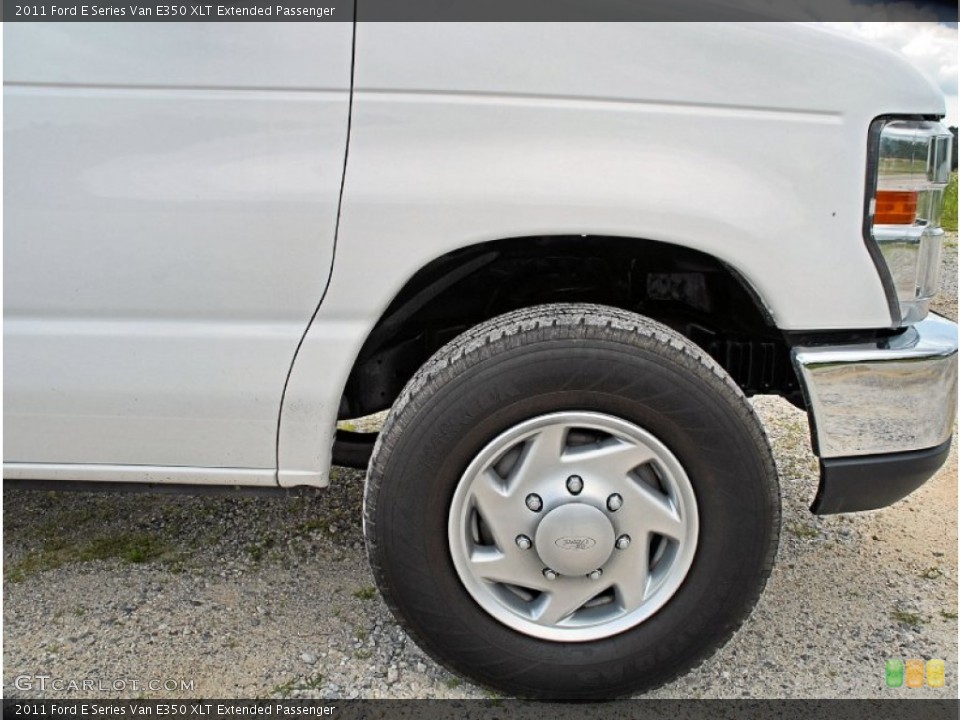 2011 Ford E Series Van E350 XLT Extended Passenger Wheel and Tire Photo #82654096