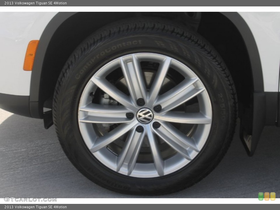 2013 Volkswagen Tiguan SE 4Motion Wheel and Tire Photo #82655977