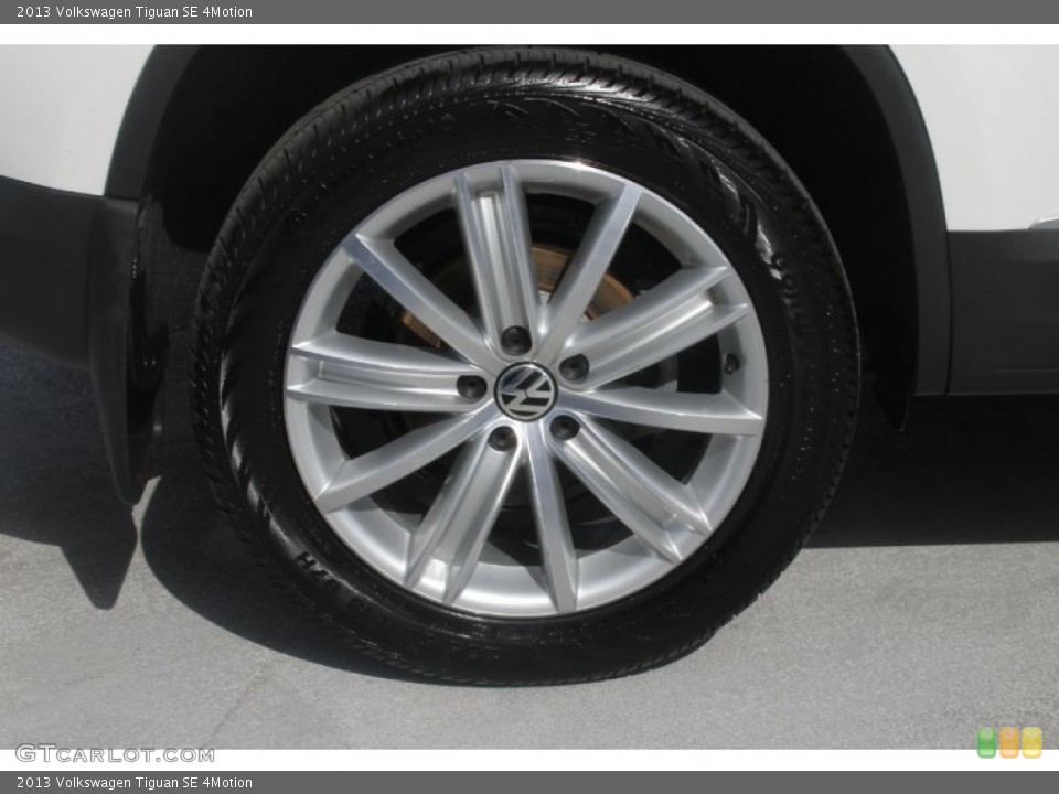 2013 Volkswagen Tiguan SE 4Motion Wheel and Tire Photo #82656111
