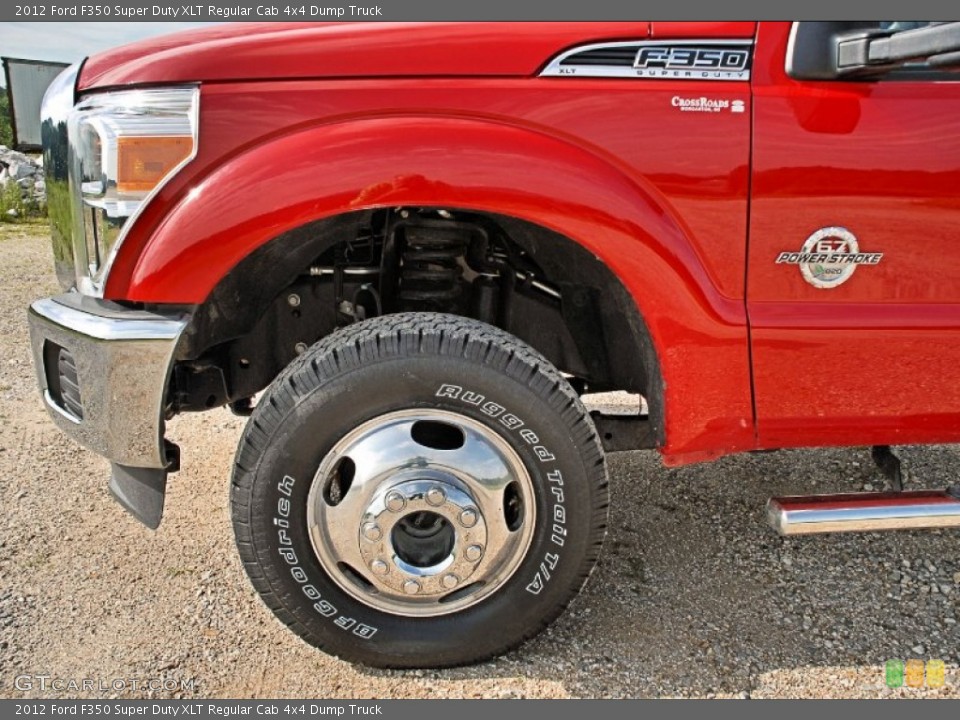 2012 Ford F350 Super Duty XLT Regular Cab 4x4 Dump Truck Wheel and Tire Photo #82656114