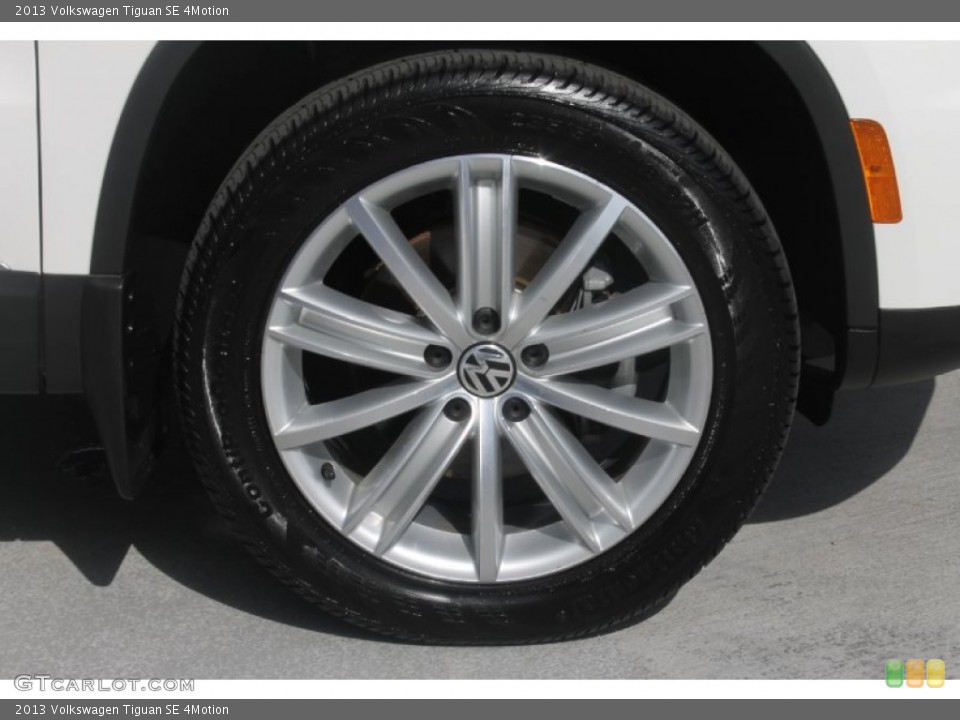 2013 Volkswagen Tiguan SE 4Motion Wheel and Tire Photo #82656133