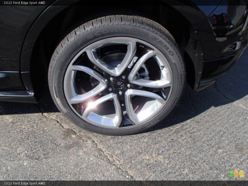 2013 Ford Edge Sport AWD Wheel and Tire Photo #82661542