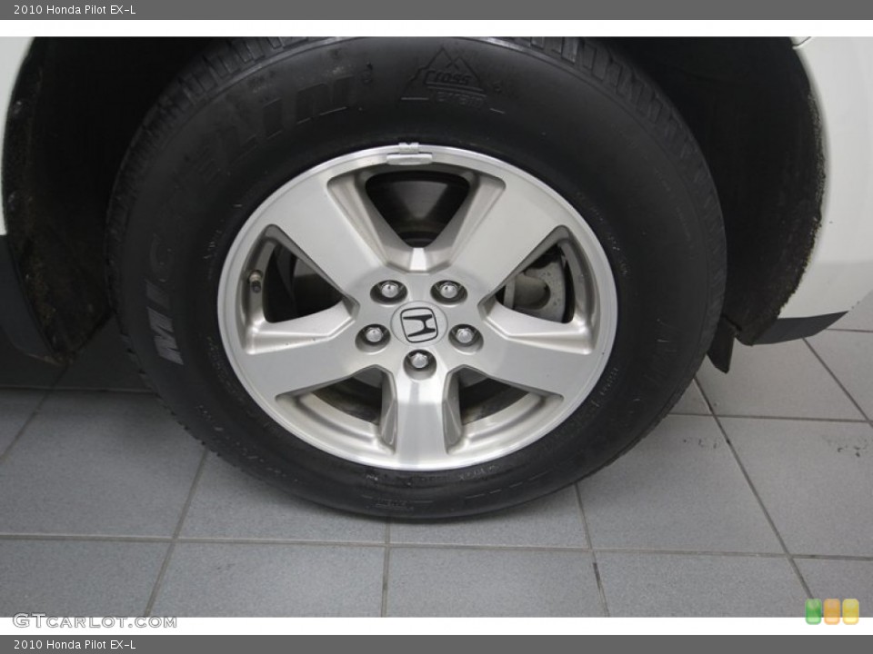 2010 Honda Pilot EX-L Wheel and Tire Photo #82664932