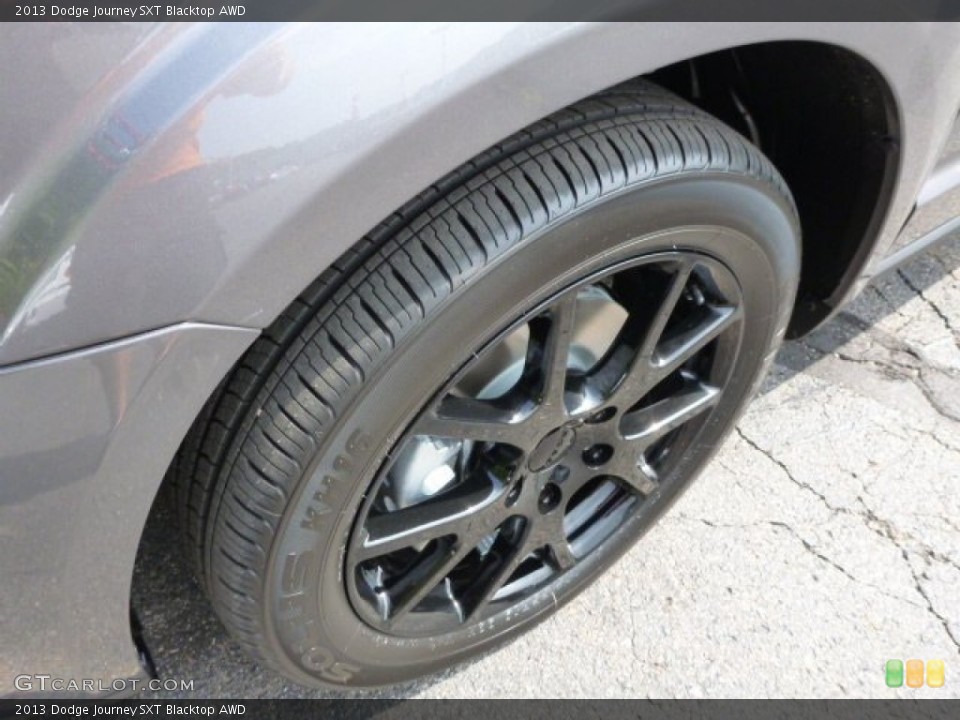 2013 Dodge Journey SXT Blacktop AWD Wheel and Tire Photo #82673530