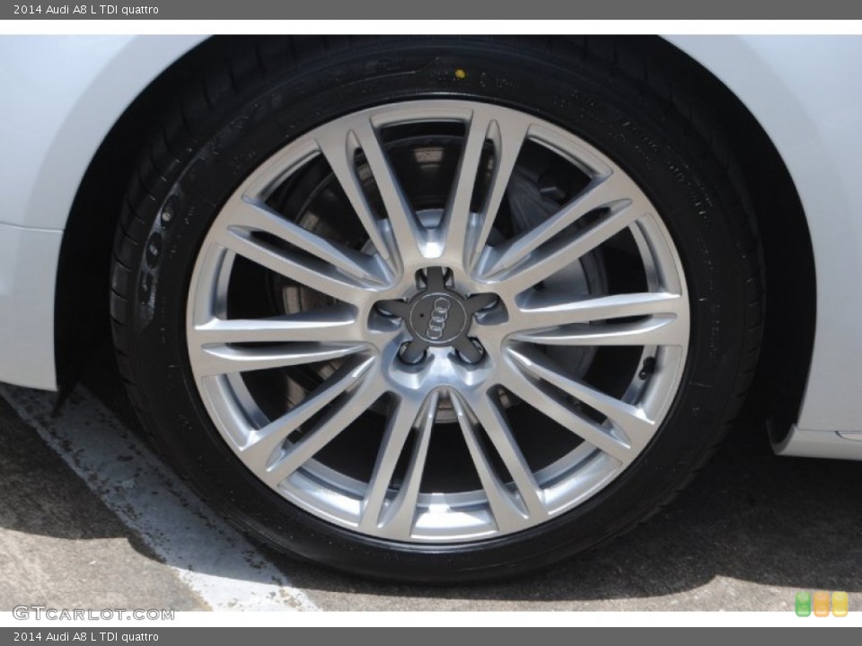 2014 Audi A8 L TDI quattro Wheel and Tire Photo #82681402