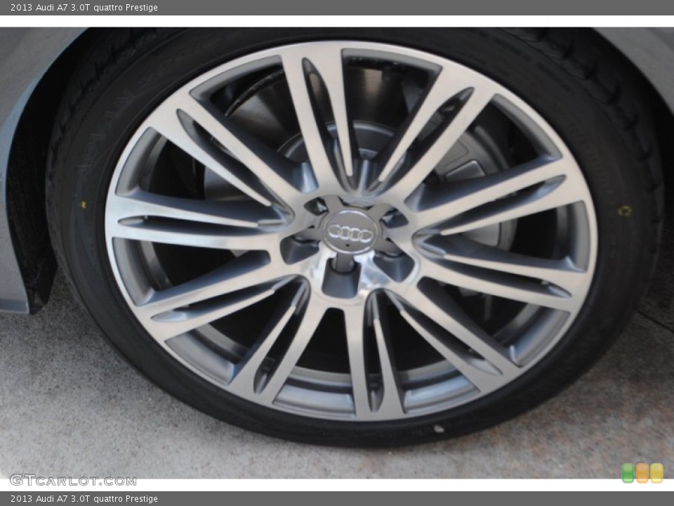 2013 Audi A7 3.0T quattro Prestige Wheel and Tire Photo #82683451