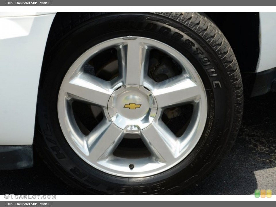 2009 Chevrolet Suburban LT Wheel and Tire Photo #82683467