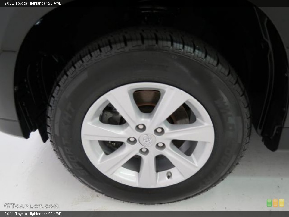 2011 Toyota Highlander SE 4WD Wheel and Tire Photo #82694002