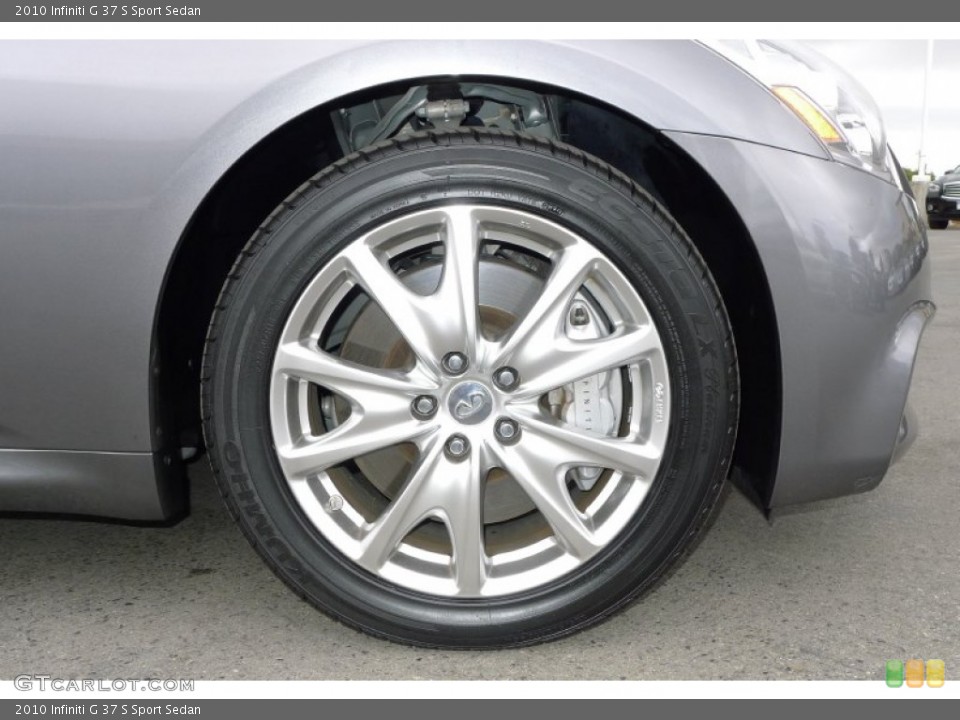 2010 Infiniti G 37 S Sport Sedan Wheel and Tire Photo #82696417